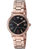 Marc Jacobs Roxy Black Dial Rose Gold Steel Strap Watch for Women - MJ3569 Buy Now By Marc Jacobs