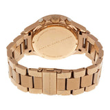 Marc Jacobs Rock Chronograph Rose Gold Dial Rose Gold Steel Strap Watch for Women - MBM3156 Buy Now By Marc Jacobs