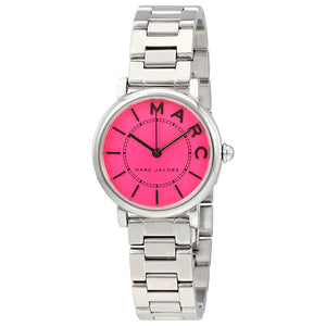 Marc Jacobs Roxy Pink Dial Silver Steel Strap Watch for Women - MJ3528 Buy Now By Marc Jacobs