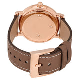 Marc Jacobs Roxy White Dial Cement Brown Leather Strap Watch for Women - MJ1533 Buy Now By Marc Jacobs