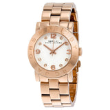 Marc Jacobs Amy White Dial Rose Gold Steel Strap Watch for Women - MBM3077 Buy Now By Marc Jacobs