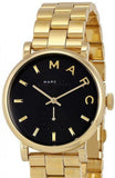 Marc Jacobs Baker Black Dial Gold Steel Strap Watch for Women - MBM3355 Buy Now By Marc Jacobs