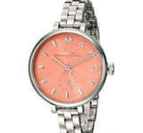 Marc Jacobs Sally Orange Dial Silver Steel Strap Watch for Women - MBM3365 Buy Now By Marc Jacobs