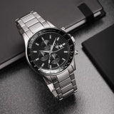 Maserati SFIDA Chronograph Black Dial Silver Steel Strap Watch For Men - R8873640015 Buy Now By Maserati