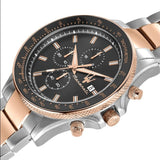 Maserati SFIDA Black Dial Two Tone Steel Strap Watch For Men - R8873640014 Buy Now By Maserati