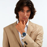 Maserati Traguardo Chronograph Limited Edition Blue Dial Two Tone Steel Strap Watch For Men - R8873612046 Buy Now By Maserati