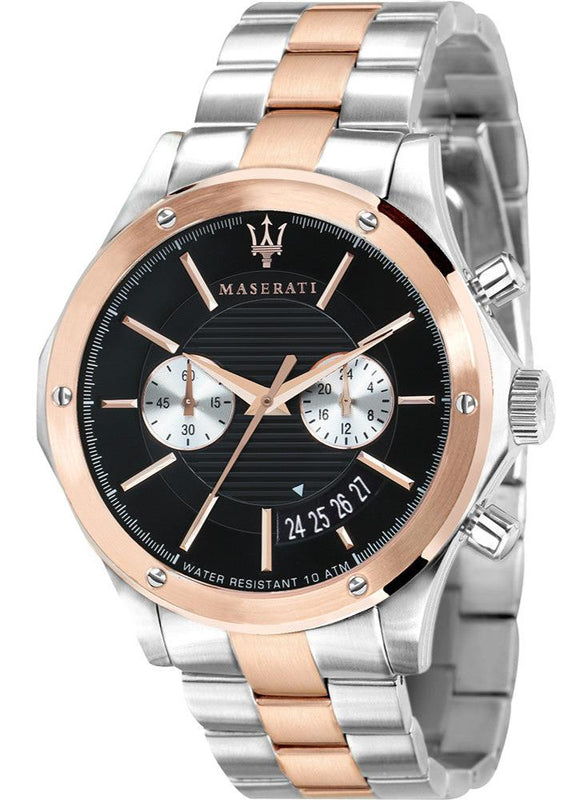 Maserati Circuito Chronograph Black Dial Two Tone Steel Strap Watch For Men - R8873627004 Buy Now By Maserati