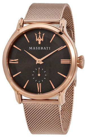 Maserati Epoca Anthracite Dial Rose Gold Mesh Bracelet Watch For Men - R8853118004 Buy Now By Maserati