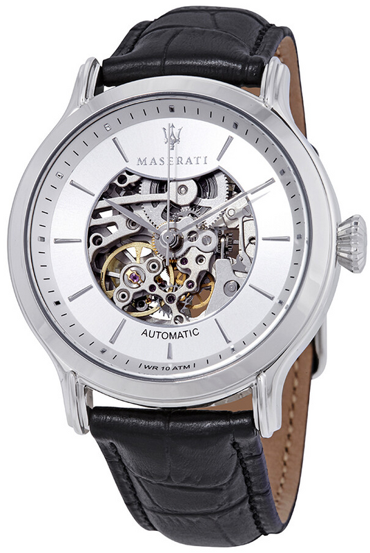 Maserati Epoca Automatic Skeleton Mechanical Silver Dial Watch For Men - R8821118003 Buy Now By Maserati