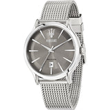 Maserati Epoca Grey Dial Grey Mesh Bracelet Watch For Men - R8853118002 Buy Now By Maserati