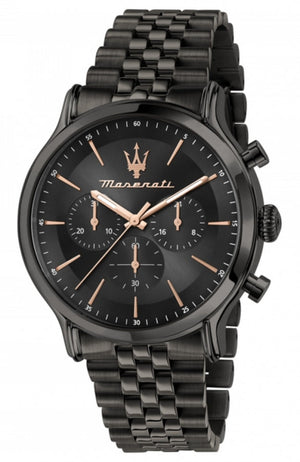 Maserati Epoca Limited Edition Chronograph Black Dial Black Steel Strap Watch For Men - R8873618019 Buy Now By Maserati