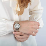 Maserati Epoca Mother of Pearl Dial Yellow Gold Mesh Strap Watch For Women - R8853118502 Buy Now By Maserati