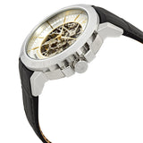 Maserati Ingegno Automatic Black Skeleton Dial Black Leather Strap Watch For Men - R8821119002 Buy Now By Maserati