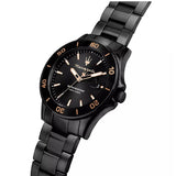 Maserati Competizione Black Dial Black Steel Strap Watch For Men - R8853100035 Buy Now By Maserati