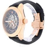 Maserati Traguardo Automatic Black Skeleton Dial Black Leather Strap Watch For Men - R8821112001 Buy Now By Maserati
