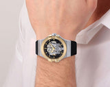 Maserati Potenza Automatic Skeleton Dial Black Leather Strap Watch For Men - R8821108011 Buy Now By Maserati