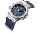 Maserati Potenza Blue Dial Blue Leather Strap Watch For Men - R8851108015 Buy Now By Maserati