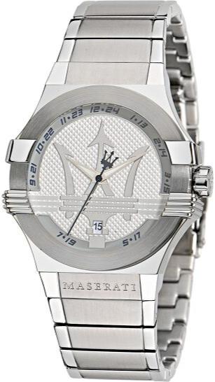 Maserati Potenza Silver Dial Silver Steel Strap Watch For Men - R8853108002 Buy Now By Maserati