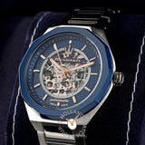Maserati Stile Automatic Skeleton Silver Dial Silver Steel Strap Watch For Men - R8823142004 Buy Now By Maserati