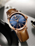 Maserati Epoca Blue Dial Brown Leather Strap Watch For Men - R8851118001 Buy Now By Maserati