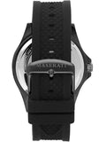 Maserati SFIDA Quartz Black Dial Black Rubber Strap Watch For Men - R8851140001 Buy Now By Maserati