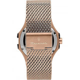 Maserati Potenza Classic Black Dial Rose Gold Mesh Bracelet Watch For Men - R8853108009 Buy Now By Maserati