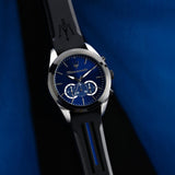 Maserati Traguardo Chronograph Blue Dial Black Silicone Strap Watch For Men - R8871612044 Buy Now By Maserati