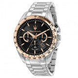 Maserati Traguardo Chronograph Limited Edition Black Dial Silver Steel Strap Watch For Men - R8873612047 Buy Now By Maserati