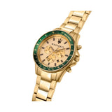 Maserati SFIDA Quartz Yellow Dial Gold Strap Watch For Men - R8873640005 Buy Now By Maserati