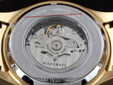 Maserati SFIDA Black Dial Yellow Gold Toned Stainless Steel Watch For Men - R8823140003 Buy Now By Maserati