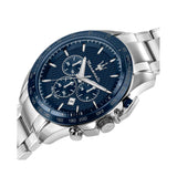 Maserati Traguardo Chronograph Blue Dial 45mm Stainless Steel Watch For Men - R8873612043 Buy Now By Maserati