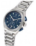 Maserati Triconic Quartz Blue Dial Silver Steel Strap Watch For Men - R8873639001 Buy Now By Maserati