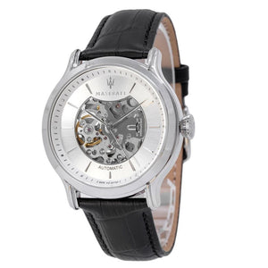 Maserati Epoca Automatic Skeleton Mechanical Silver Dial Watch For Men - R8821118003 Buy Now By Maserati
