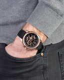 Maserati Successo 44mm Black Rose Gold Dial Black Rubber Strap Watch For Men - R8871621012 Buy Now By Maserati