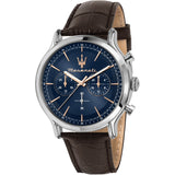 Maserati Epoca Chronograph Blue Dial Brown Leather Strap Watch For Men - R8871618014 Buy Now By Maserati