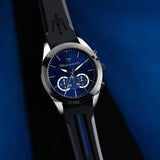 Maserati Traguardo Chronograph Blue Dial Black Silicone Strap Watch For Men - R8871612044 Buy Now By Maserati