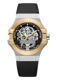 Maserati Potenza Automatic Skeleton Dial Black Leather Strap Watch For Men - R8821108011 Buy Now By Maserati