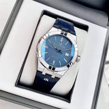 Maurice Lacroix Aikon Automatic Blue Dial Blue Leather Strap Watch For Men - AI6008-ss001-430-1 Buy Now By Maurice Lacroix