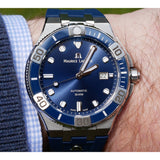 Maurice Lacroix Aikon Venturer Blue Dial Blue Rubber Strap Watch for Men - AI6058-SS001-430-1 Buy Now By Maurice Lacroix