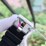 Maurice Lacroix Aikon Automatic Chronograph Black Dial Black Leather Strap Watch for Men - AI1808-SS000-330-2 Buy Now By Maurice Lacroix