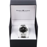 Maurice Lacroix Aikon Venturer Black Dial Silver Steel Strap Watch for Men - AI1008-SS002-331-1 Buy Now By Maurice Lacroix