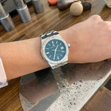 Maurice Lacroix Aikon Automatic Green Dial Silver Steel Strap Watch for Men - AI1807-SS002-630-1 Buy Now By Maurice Lacroix