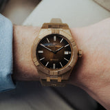 Maurice Lacroix Aikon Automatic Brown Dial Brown Leather Strap Watch For Men - AI6008-BRZ01-730-3 Buy Now By Maurice Lacroix