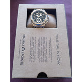 Maurice Lacroix Aikon Chronograph Black Dial Silver Steel Strap Watch for Men - AI1018-SS002-330-1 Buy Now By Maurice Lacroix