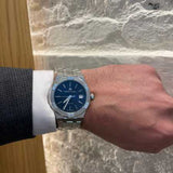 Maurice Lacroix Aikon Date Quartz Black Dial Silver Steel Strap Watch for Men - AI1108-SS002-330-1 Buy Now By Maurice Lacroix