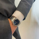 Maurice Lacroix Aikon Date Blue Dial Silver Steel Strap Watch for Men - AI1108-SS002-430-1 Buy Now By Maurice Lacroix