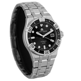 Maurice Lacroix Aikon Venturer Automatic Black Dial Silver Steel Strap Watch For Men - AI6057-SSL22-330-1 Buy Now By Maurice Lacroix