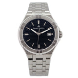 Maurice Lacroix Aikon Venturer Black Dial Silver Steel Strap Watch for Men - AI1008-SS002-331-1 Buy Now By Maurice Lacroix