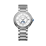 Maurice Lacroix Fiaba Moonphase White Mother of Pearl Dial Silver Steel Strap Watch for Women - FA1084-SS002-170-1 Buy Now By Maurice Lacroix