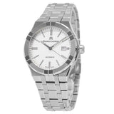 Maurice Lacroix Aikon Date White Dial Silver Steel Strap Watch for Men - AI1008-SS002-131-1 Buy Now By Maurice Lacroix